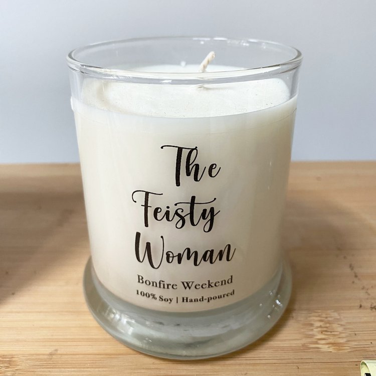 The Feisty Woman Candle - Bonfire Weekend
