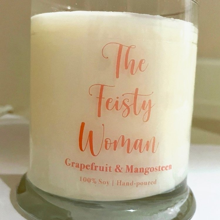 The Feisty Woman Candle - Grapefruit & Mangosteen